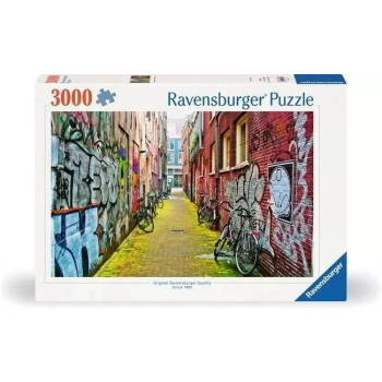 Puzzle 3000 Ulice Amsterdamu